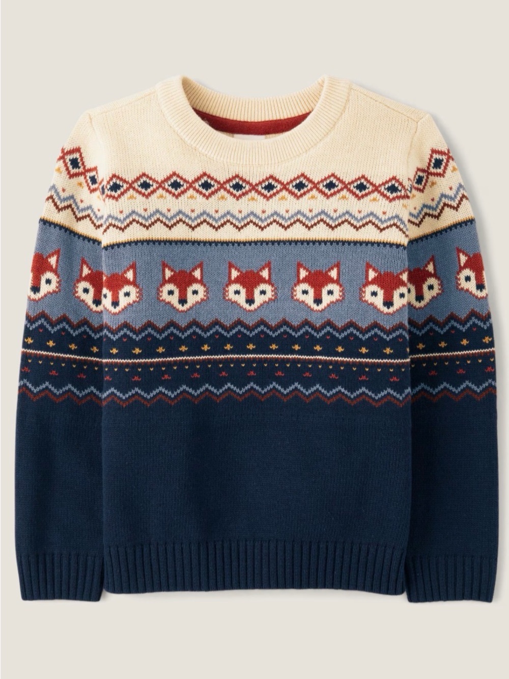 Gymboree Fox Fairisle Sweater